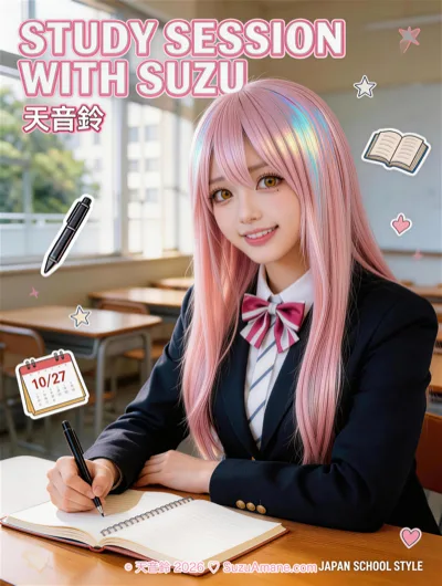 Suzu Amane — Suzu's Early Morning in the Classroom, photo 3