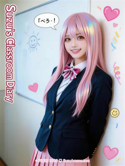 Suzu Amane — Suzu's Early Morning in the Classroom, photo 9