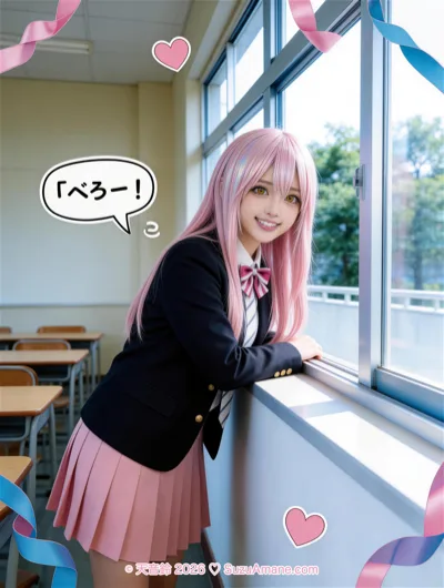 Suzu Amane — Suzu's Early Morning in the Classroom, photo 11